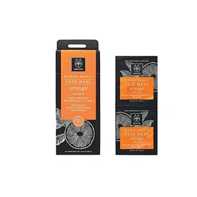 Afbeelding van Apivita EXPRESS Radiance Face Mask Orange, 2x8ml