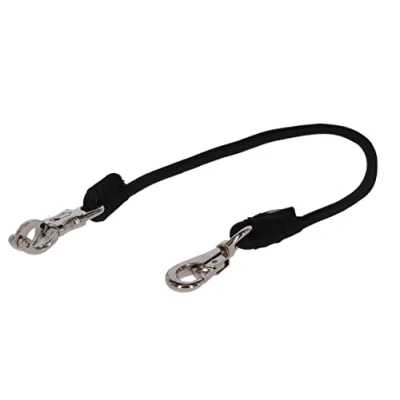 Afbeelding van Kerbl Vastzettouw Rubber Zwart 70cm