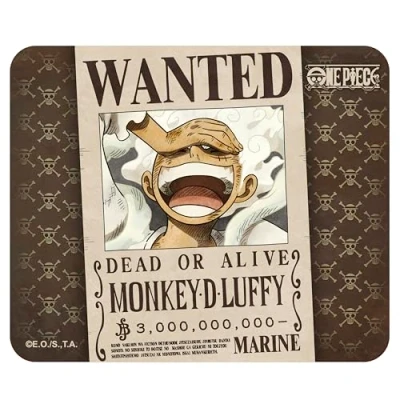 Afbeelding van One Piece Wanted Luffy Muismat