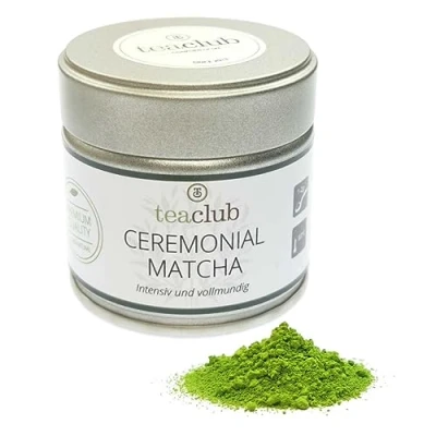 Afbeelding van Ceremonial Grade Matcha uit Japan 30g, First Flush Tencha bladeren gearceerd, groene theepoeder Kagoshima, TeaClub
