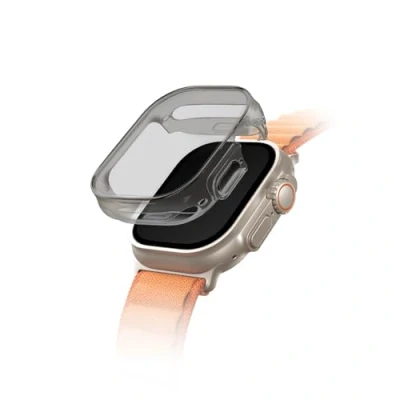 Afbeelding van Hoes: Uniq Garde Hybrid Shockproof/Valbescherming Softcase Grijs TPU Smart Watch Covers
