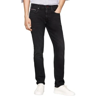 Afbeelding van Tommy Hilfiger Heren Straight Denton STR Kane Zwart Straight, Zwart, 28W/32L, 28W x 32L