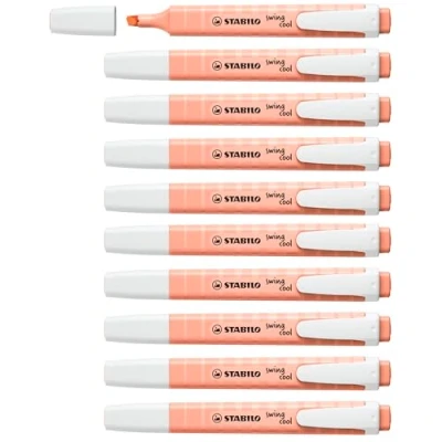 Afbeelding van Fluoriscerende Markeerstift Stabilo Swing Cool Perzik 10 Onderdelen