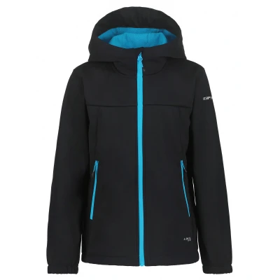 Afbeelding van Icepeak Kline JR Unisex Softshelljas voor kinderen, Maat: 164, Turquoise