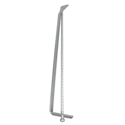 Afbeelding van GAH Alberts 219338 Stormanker met grondpen om in te slaan thermisch verzinkt totale hoogte: 637 mm