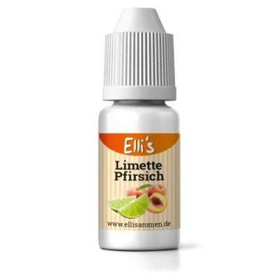 Afbeelding van Ellis Aromen Limoen perzik levensmiddelaroma vloeibaar voor levensmiddelen en vloeistoffen, het bakken, koken, zoals pap kwark caloriearm