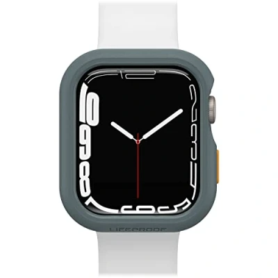 Afbeelding van LifeProof Watch Bumper voor Apple Series 8/7 45mm, Schokbestendig, Valbestendig, Slanke beschermhoes Watch, Guards Display en Edges, Duurzaam gemaakt, Grijs