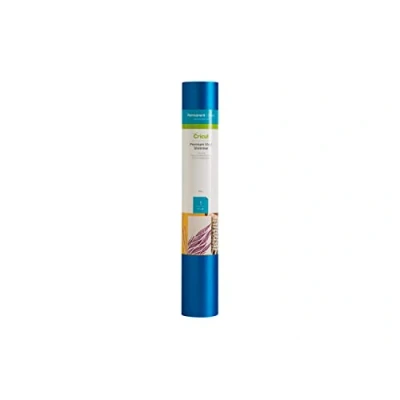 Afbeelding van Cricut 2008442 Shimmer permanent blauw, 30,5 cm x 1,2 m, zelfklevende vinyl rol, voor gebruik met alle snijmachines