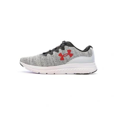 Afbeelding van Under Armour UA Charged Impulse 3 Knit Hardloopschoenen voor heren, wit, rood, 42 EU