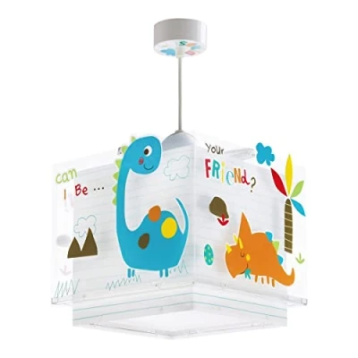 Afbeelding van Dalber Dinos Kinderkamer hanglamp Veelkleurig