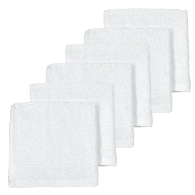 Afbeelding van Meyco Spuugdoek Basic Badstof Wit 6 pack