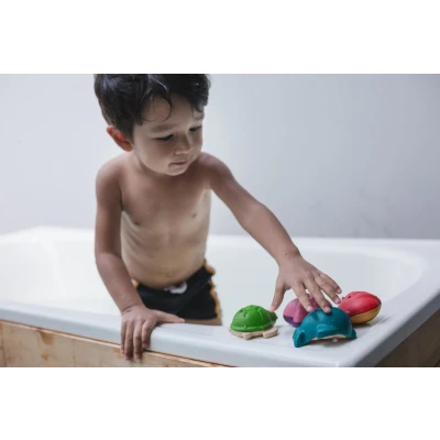 Afbeelding van Plan toys badspeelgoed zeedieren 4st