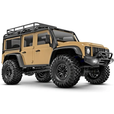 Afbeelding van TRX 4M 1/18 Scale and Trail Crawler Land Rover 4WD Electric Truck with TQ Tan