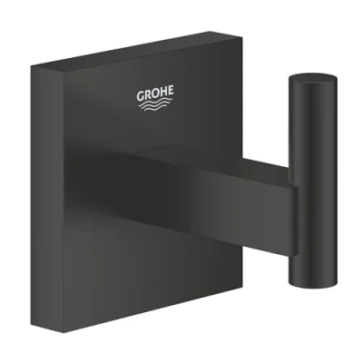 Afbeelding van Grohe start cube haak matte black 409612430