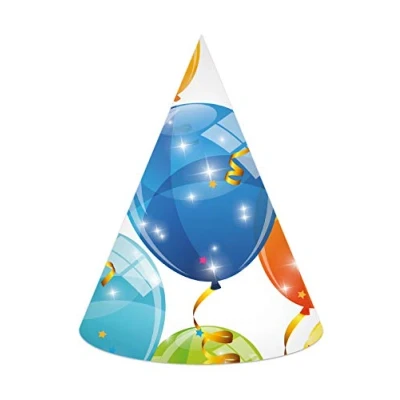 Afbeelding van Procos Conus Party Ballonnen Sparkling Ballonen van papier, 6 stuks, 10202286
