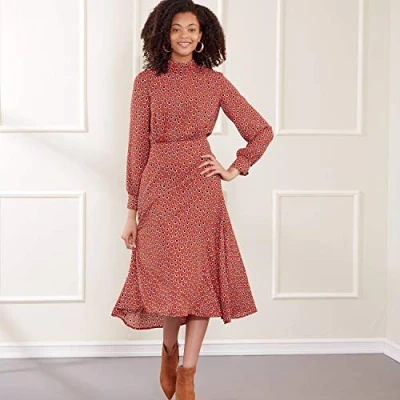 Afbeelding van New Look UN6682A Miss Jurk A (6 8 10 12 14 16 18), wit