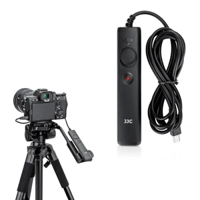 Afbeelding van JJC Sluiter Release Kabel Remote Cord voor Sony Alpha/Cyber shot Camera&#039;s en Handycam Camcorders met Multi terminal, Ondersteuning video opname functie
