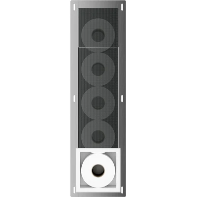 Afbeelding van Reserverolhouder Inbouw Wiesbaden Rocko Mat Wit