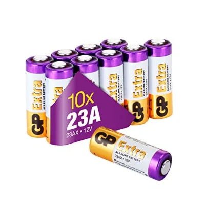 Afbeelding van GP Extra Alkaline batterijen 23A 12V (A23 MN21) 10 stuks batterij A23 12 Volt 10x