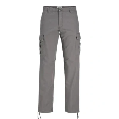 Afbeelding van JACK &amp; JONES Jpstkane Jjbarkley Cargo Pant Noos broek voor heren, Gerookte Parel, 33W