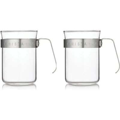 Afbeelding van Koffiebeker Barista &amp; Co Zilver (2 Delig)