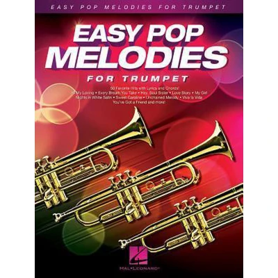 Afbeelding van EASY POP MELODIES FOR TRUMPET TROMPETTE: 50 Favorite Hits with Lyrics and Chords