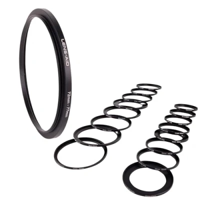 Afbeelding van Lens Aid Step Up Ring 67 72 mm voor cameralens: metalen filteradapter ND, UV, polarisatiefilter etc. adapterring compatibel met Sony Canon Nikon Fujifilm Olympus Pentax Leica Sigma Tamron