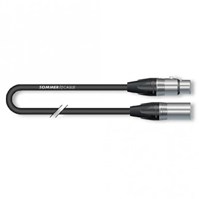 Afbeelding van Sommer Cable Microphone DMX XLR 10m Neutrik Microfoonkabel
