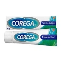 Afbeelding van Corega Kleefcrème Kunstgebitverzorging Triple Action 40 gr