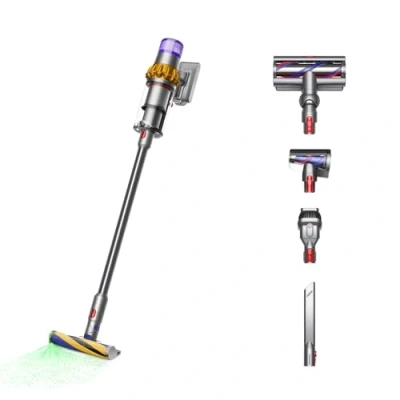 Afbeelding van Dyson Draadloze stofzuiger V15 Detect, geel/nikkel