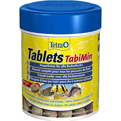 Afbeelding van Tetra Tablets TabiMin hoofdvoer (voedertabletten voor op de grond vallende siervissen, alle bodemetende en schurende vissen), 58 tabletten doos