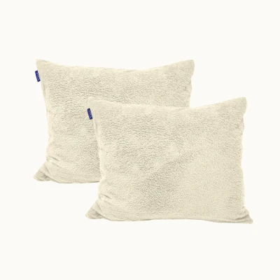 Afbeelding van Tot 70% korting Teddy Kussenslopen Cappuccino White