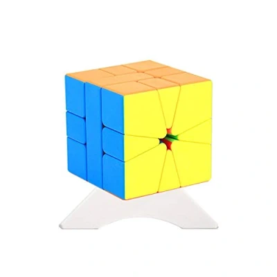 Afbeelding van OJIN MoYu MoFang JiaoShi MFJS Meilong Square 1 Speciale Kubus Cubing Classroom MFSQ Soepel Snelle Twsit Puzzel Hersenkrakers met Eén Statief (Stickerless)
