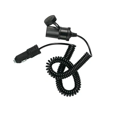 Afbeelding van M Use Sigarettenaanstekerplug spiraal verlengkabel 12V/10A 3 meter