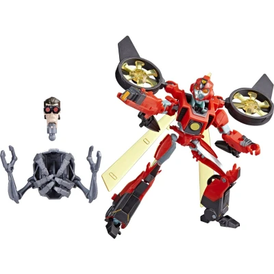 Afbeelding van Transformers EarthSpark, Terran Twitch Class Deluxe figuur, 12,5 cm, robotspeelgoed voor kinderen, vanaf 6 jaar