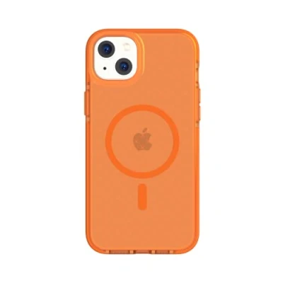 Afbeelding van tech21 iPhone 14 Plus Evo Check compatibel met MagSafe Schokabsorberend en dun beschermend telefoonhoesje 4,9 m FlexShock Multi Drop Bescherming &amp; Extra Knoppen
