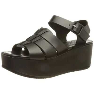 Afbeelding van Shabbies 170020215 Sandalen met hak Kleur: Zwart Maat: 39