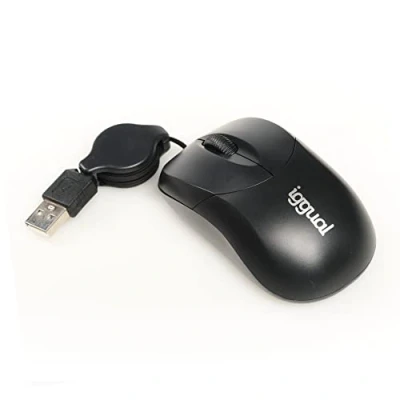 Afbeelding van Muis iggual IGG316832 800 DPI RETRACTIL