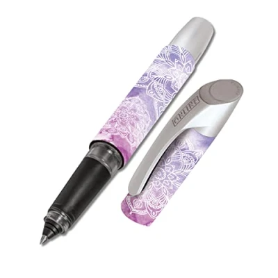 Afbeelding van ONLINE Inktpatronen Rollerball Campus Indian Dream, voor rechtshandigen en linkshandigen, ergonomisch handvat, rollerbal, standaard inktpatronen, incl. combicartridge blauw, 1 stuk (1 stuk)