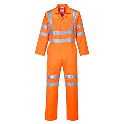 Afbeelding van Hi Vis Poly Katoenen Service Overall maat 4XL, Orange