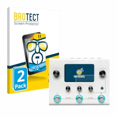 Afbeelding van BROTECT Screenprotector voor Hotone Ampero II Stomp Folie Beschermfolie transparant (2 Stuks)