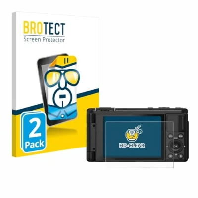 Afbeelding van BROTECT Screenprotector voor Yashica City 100 Folie Beschermfolie transparant (2 Stuks)