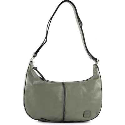 Afbeelding van FREDsBRUDER Leren Schoudertas Ginsberg Shoulderbag Sage Groene