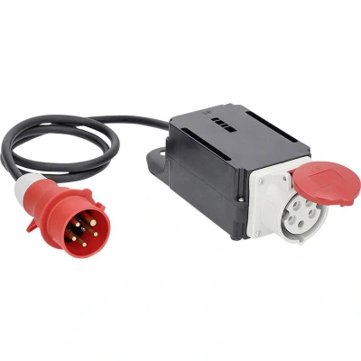 Afbeelding van as Schwabe 60740 CEE 400V Inschakelstroombegrenzer, IP44, 400 V/16 A, Zwart