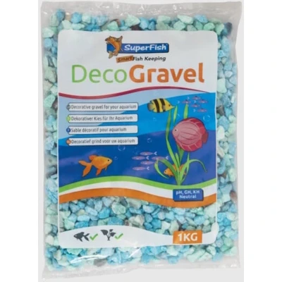 Afbeelding van Sf deco grind luxe groen 0,9kg SuperFish
