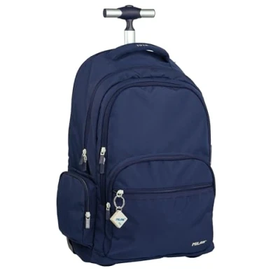 Afbeelding van Schoolrugzak met Wielen Milan 1918 Marineblauw 25 L
