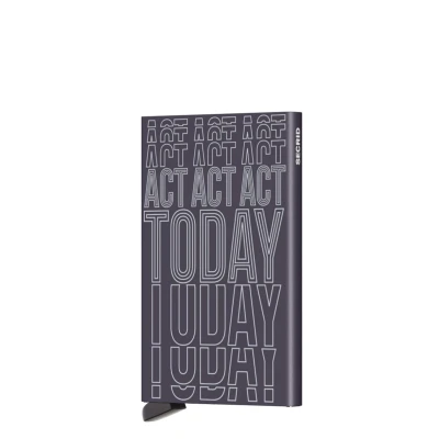 Afbeelding van Secrid Cardprotector Laser act today dark purple