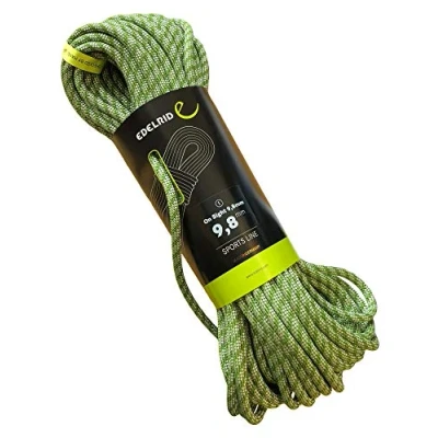 Afbeelding van Edelrid Klimtouw On Sight 9,8 mm (dynamisch enkel touw), kleur: groen, maat: 40 meter