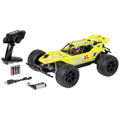 Afbeelding van Carson RC Sport Cage Devil XL Geel Brushed 1:10 auto Elektro Buggy RTR 2,4 GHz