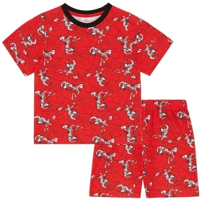 Afbeelding van Marvel Spider man pyjama voor jongens, korte van 100% katoen, Aop Short, 4 5 Jaar